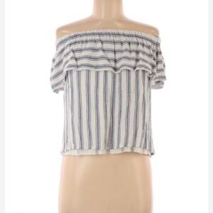 Casual convertible shoulder top